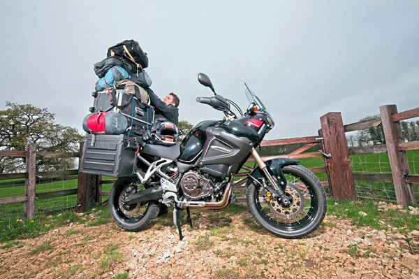 Motorcycle with too much Luggage