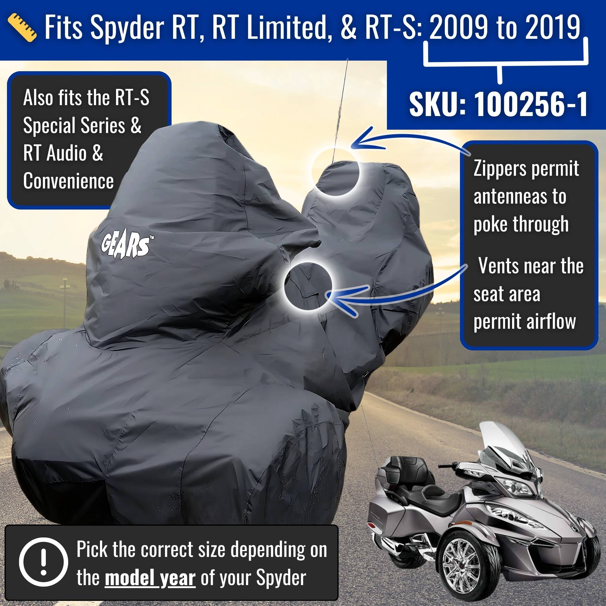 Can-Am Spyder RT Cover