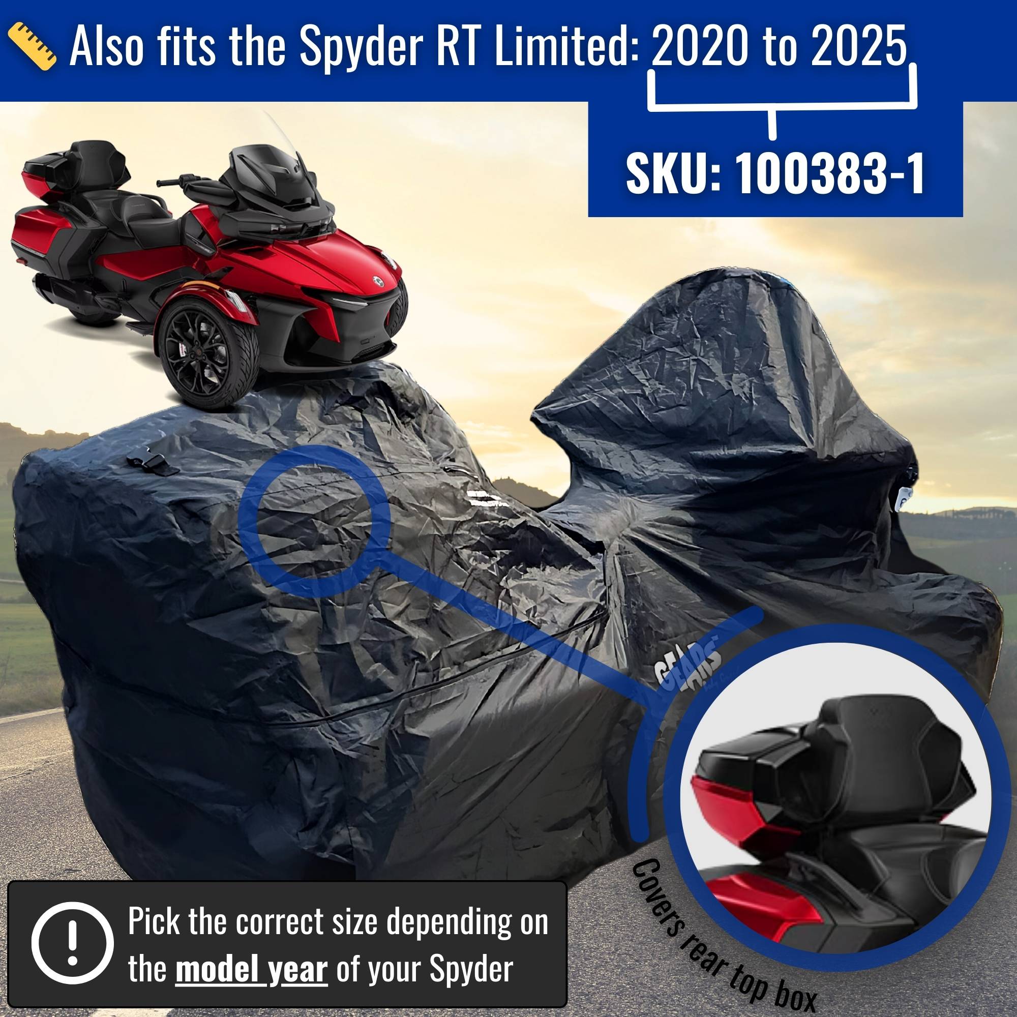 Can-Am Spyder RT Cover