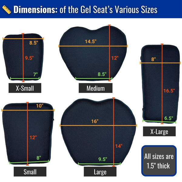 X-Tender® Motorcycle Gel Seat Pad