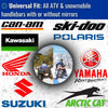 Protectores de manillar rígidos para vehículos todo terreno, motocicletas y motos de nieve