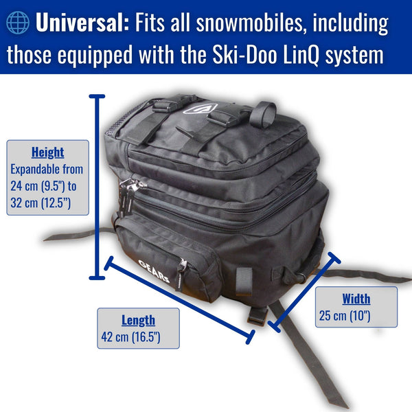 Bolsa universal para túnel de motos de nieve