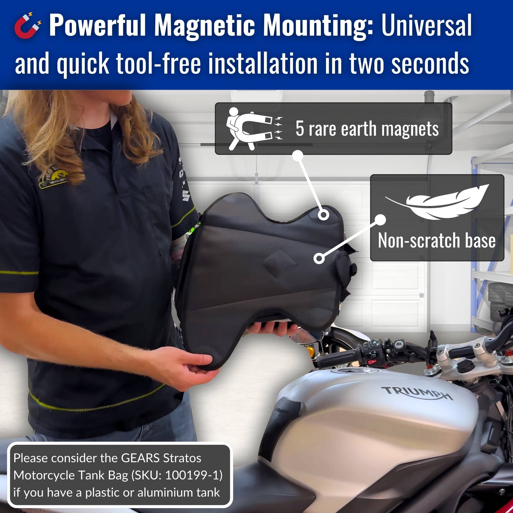 iWire Motorcycle Tank Bag
