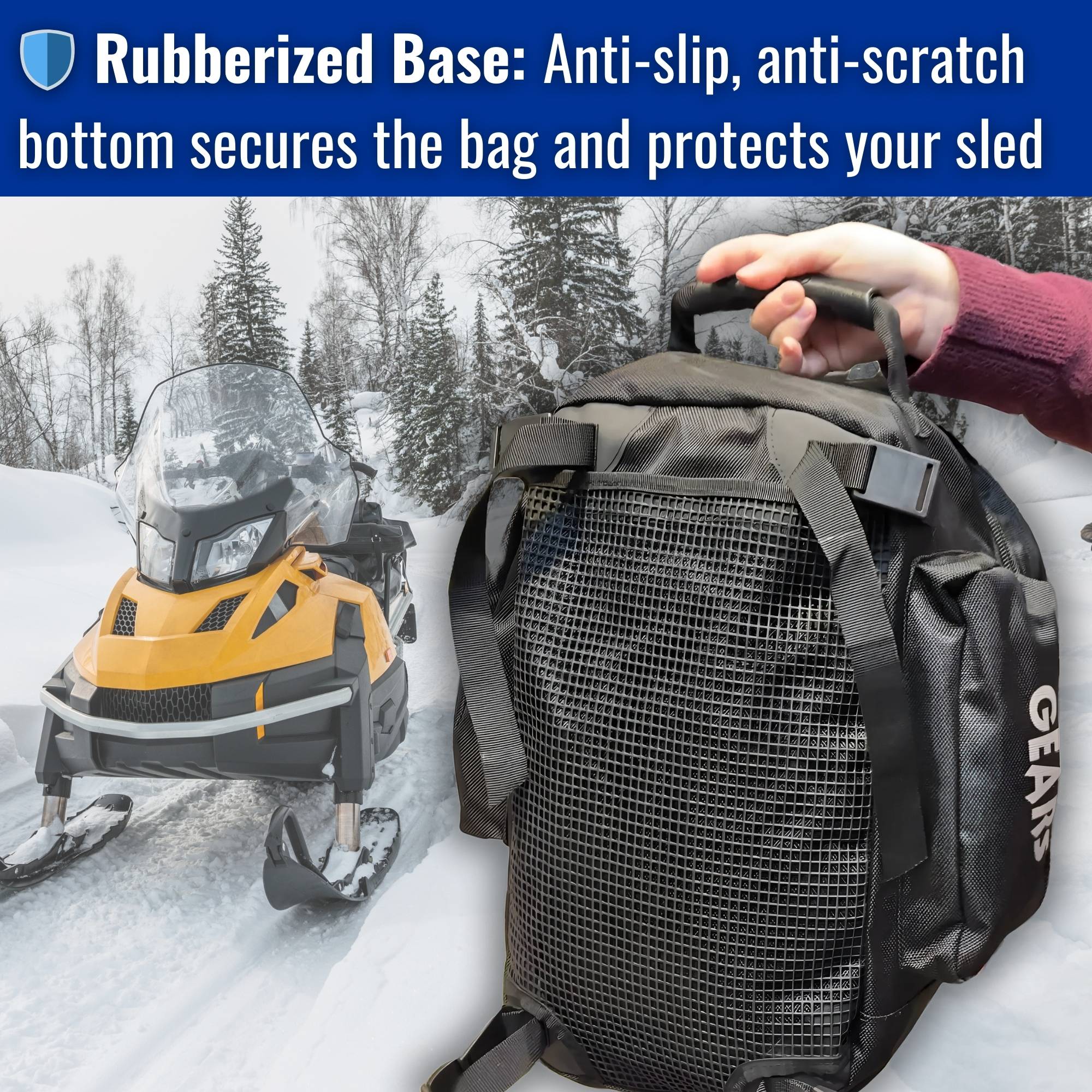 Bolsa universal para túnel de motos de nieve