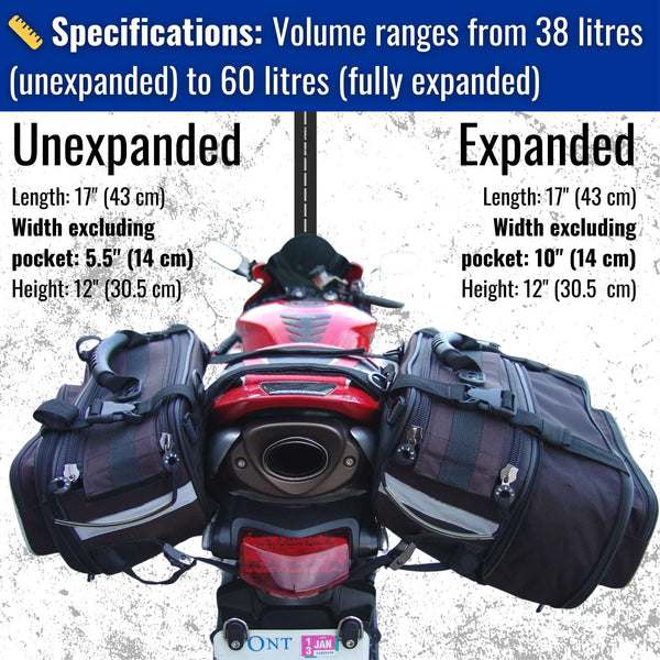 Tourister Motorcycle Saddlebags