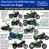 Funda de nailon para motocicletas de interior