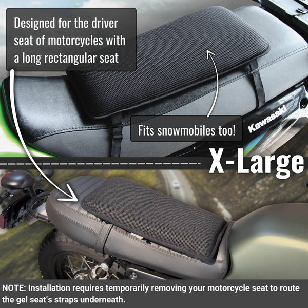 X-Tender® Motorcycle Gel Seat Pad