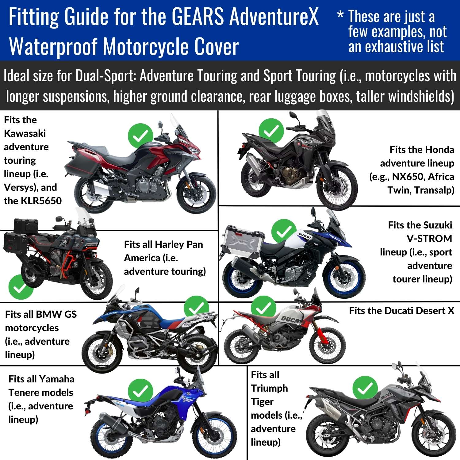 AdventureX Waterproof Motorcycle Cover