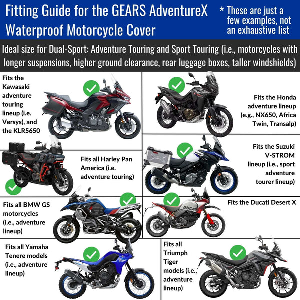 AdventureX Waterproof Motorcycle Cover