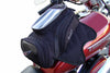 Black motorcycle tank bag