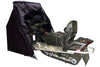 Snowmobile inside pro shelter garage