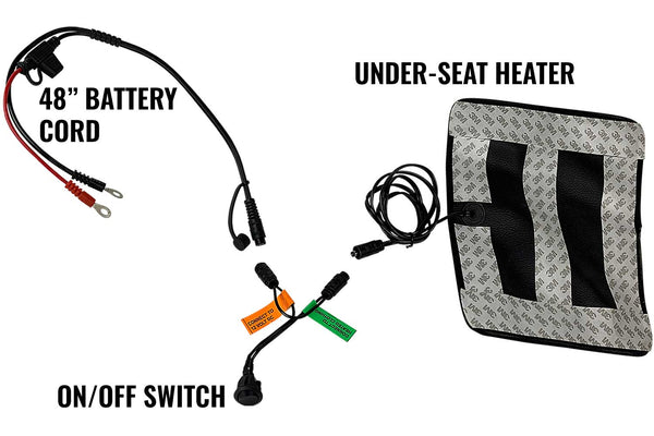Kit de bricolaje para calentar asientos debajo del asiento