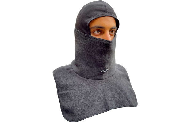 Man wearing black balaclava