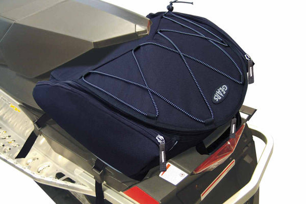 Black snowmobile tunnel bag