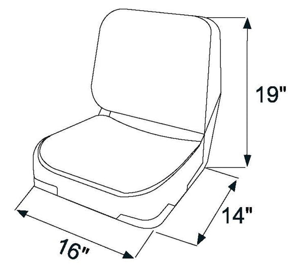 Asiento de barco estándar
