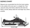 Sizing chart description