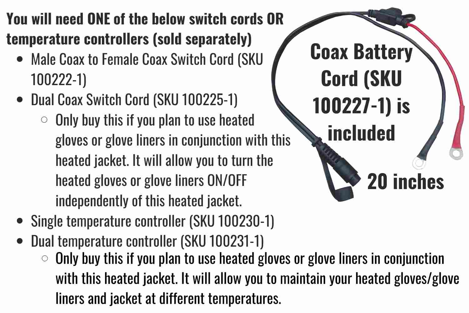 Choice of temperature controller