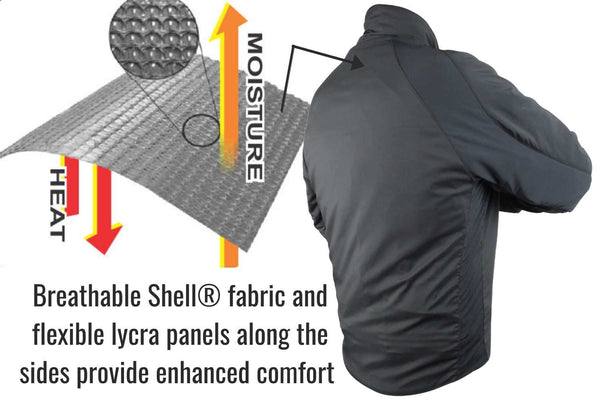 Heated jacket liner fabric