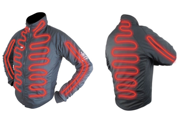 Glow pattern of heated jacket liner