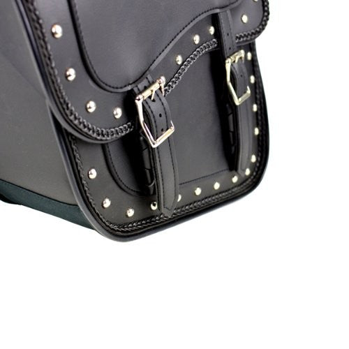 Studs & Braids Motorcycle Saddlebag - Gears Canada