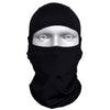 mannequin wearing black balaclava