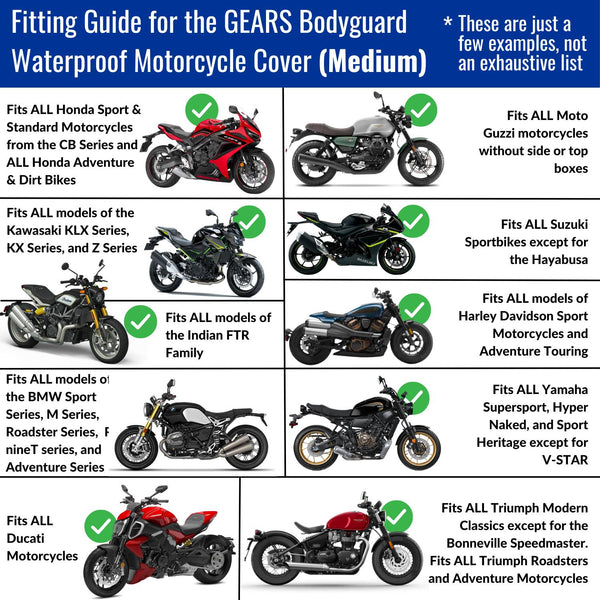 Bodyguard Waterproof Motorcycle Cover • GEARS