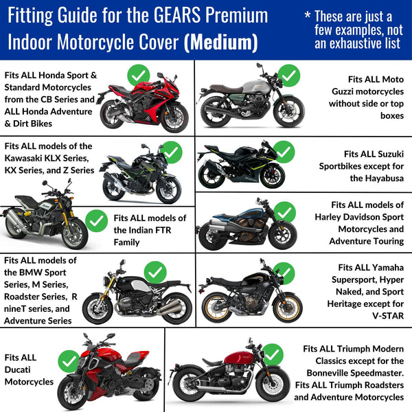Premium Indoor Motorcycle Cover • GEARS