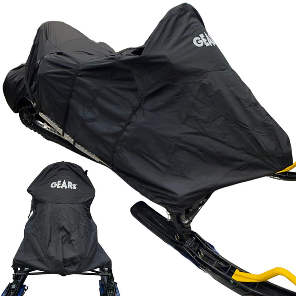 EliteShield Heavy Duty Trailerable Snowmobile Cover For Ski Doo MXZ X XRS – Blue/Black 600D Polyester