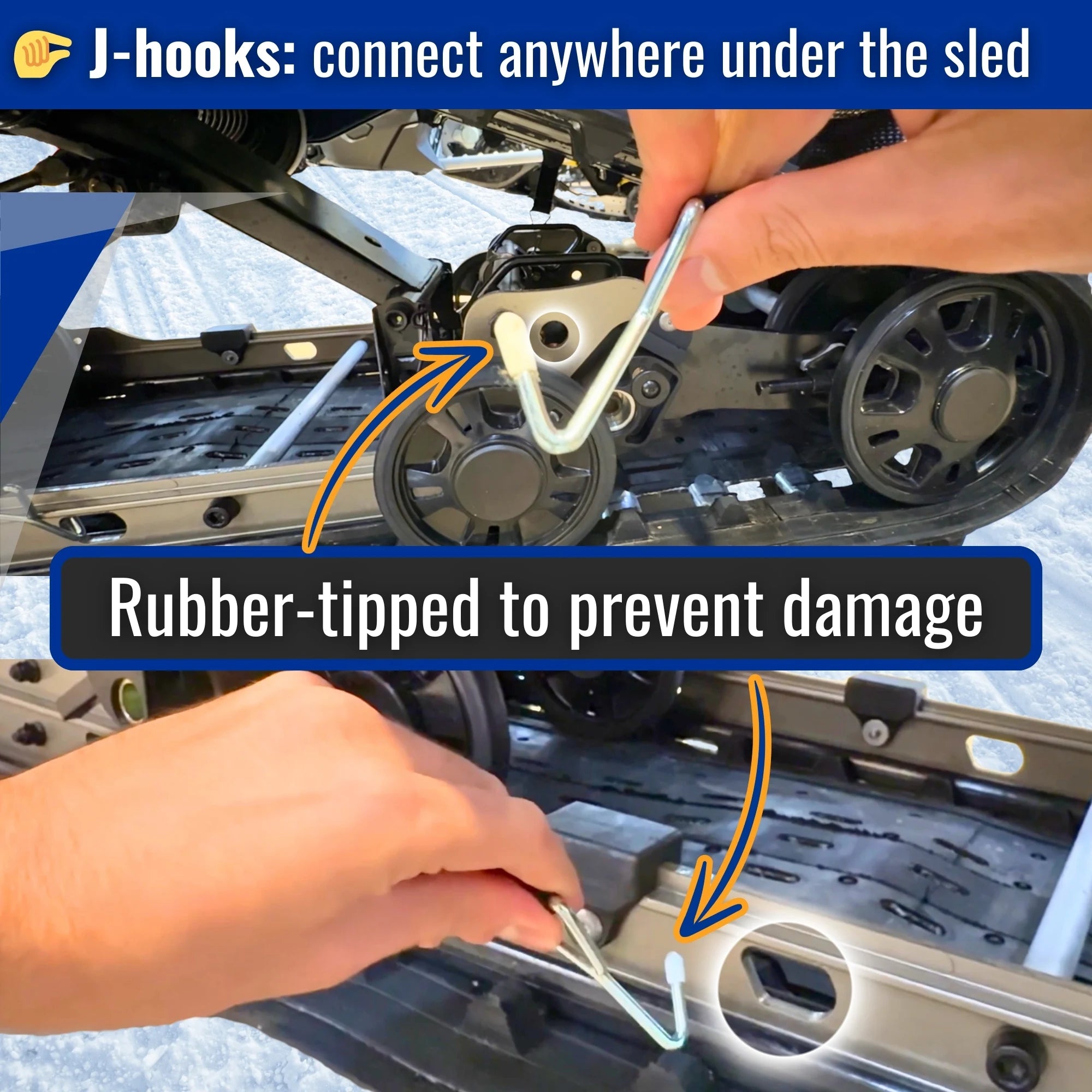 Funda remolcable para motonieve Polaris 