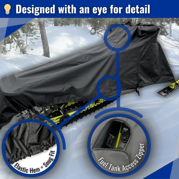 Funda remolcable para motonieve Polaris 