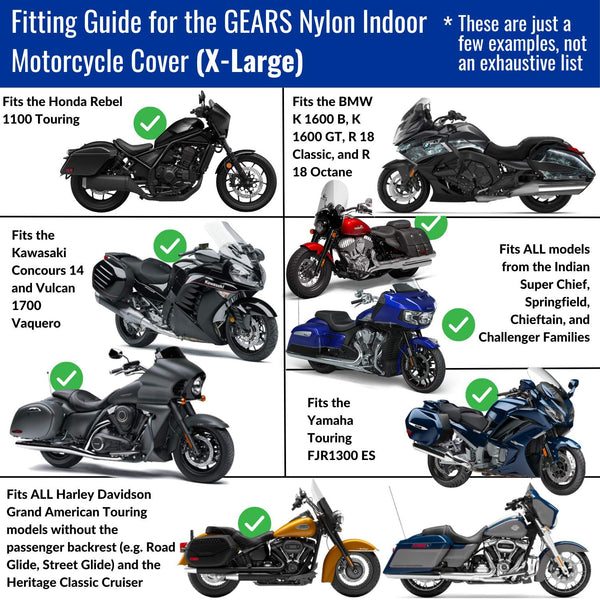 Nylon Indoor Motorcycle Cover