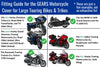 Motorcycle Cover for Large Touring Bikes and Trikes