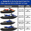 Fit guide: Sea-Doo Spark and Spark Trixx 2014 to 2026, 2UP and 3UP