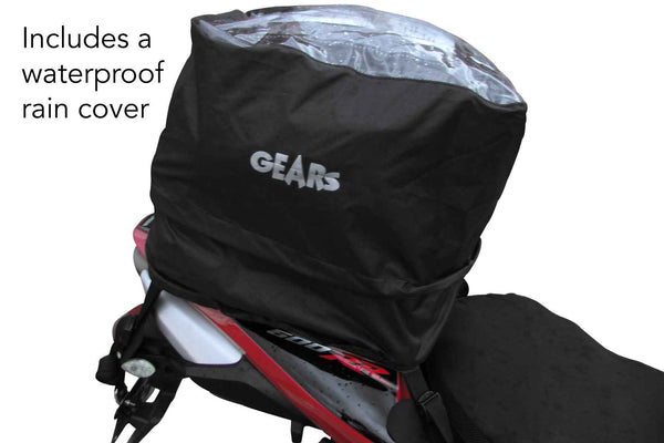 waterproof rain cover included with gears urban survivor tank and tail bag