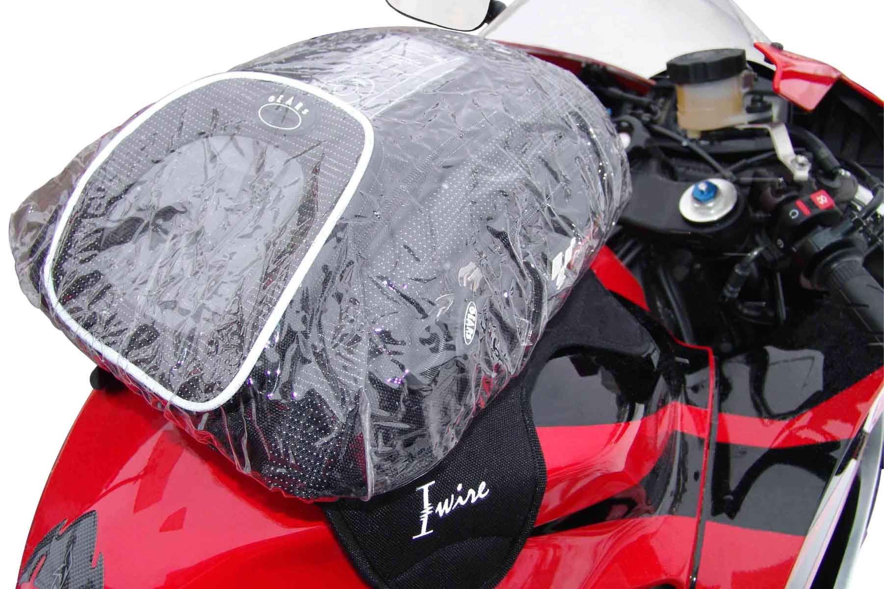 Rain cover of motorcycle tank bag 