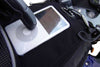 iPod on motorcycle tank bag 