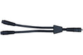 Adaptador coaxial macho a coaxial hembra doble