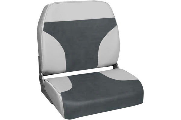 Black and grey boat seat