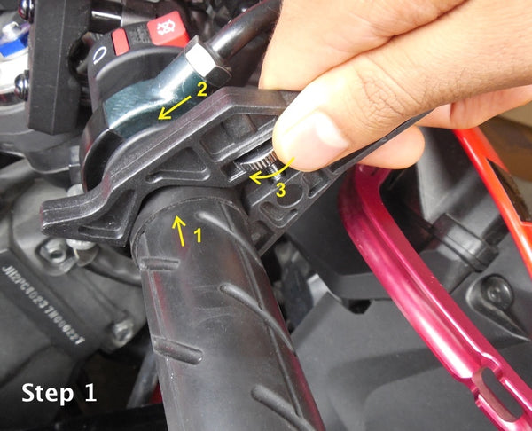 Verrouillage des gaz de moto | Guidon GO CRUISE Control • GEARS