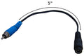 Adaptateur RCA mâle vers coaxial femelle