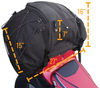 Dimensions of motorcycle tail bag